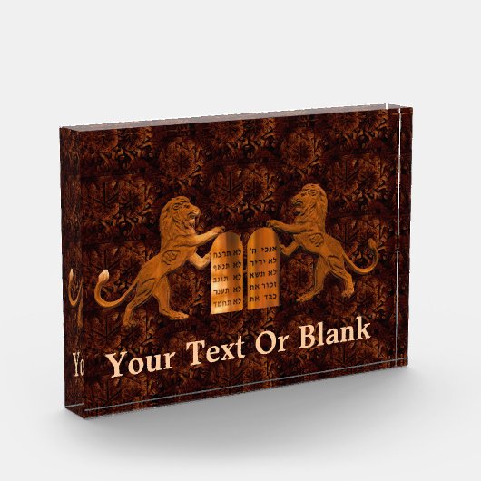 十戒とライオン フォトブロック (左)