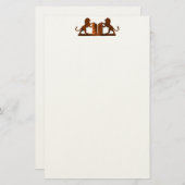 十戒とライオン 便箋 (正面/裏面)