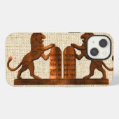 十戒とライオン iPhoneケース (裏面横)