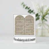 十戒と引用文 ポストカード (スタンド正面)