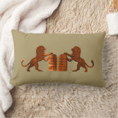 十戒と獅子腰枕 ランバークッション (ブランケット)