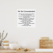 十戒のポスター ポスター (キッチン)