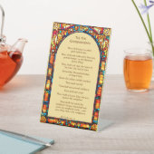 十戒の卓上台座 台座サイン (インサイチュ)