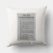 十戒の聖書 クッション (裏面)