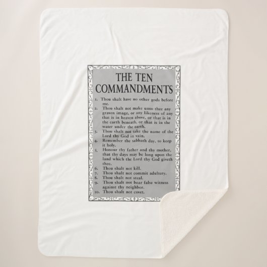 十戒の聖書 シェルパブランケット (正面)