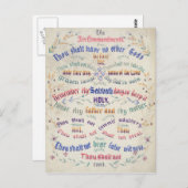 十戒はがき ポストカード (正面/裏面)