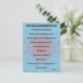 十戒は外向きの表現 ポストカード (スタンド正面)