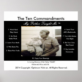 十戒は父に教えよる ポスター