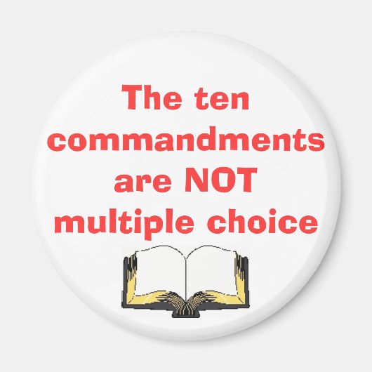 十戒は磁石 マグネット (正面)