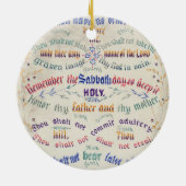 十戒オーナメント セラミックオーナメント (裏面)