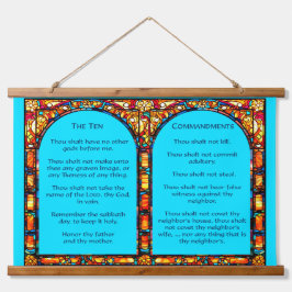 十戒タペストリー 吊り下げ型タペストリー