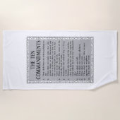 十戒バイブルビーチタオル ビーチタオル (正面)