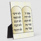 十戒プラーク フォトプラーク (側面)