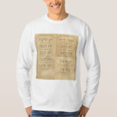 十戒メンズ基本長袖Tシャツ Tシャツ (正面)