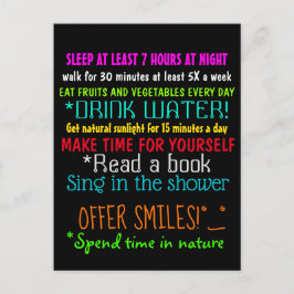 十戒健康カッコいいアドバイス ポストカード