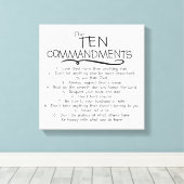 十戒子供へ教会 キャンバスプリント (インサイチュ (ウッドフロア))