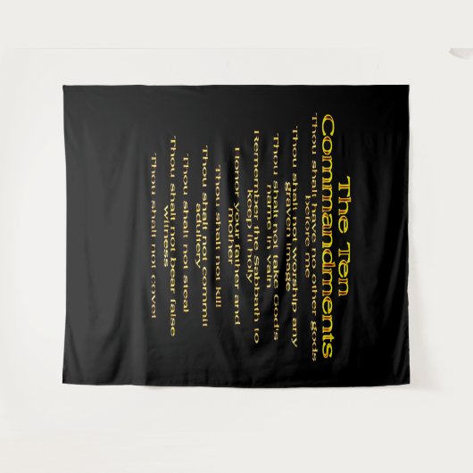 十戒01 タペストリー (正面(横))