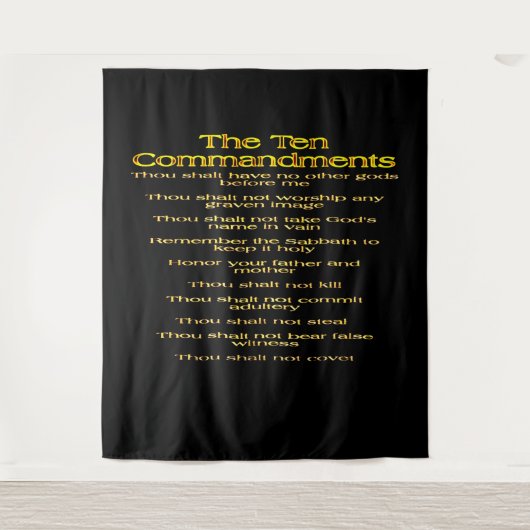 十戒01 タペストリー (正面)