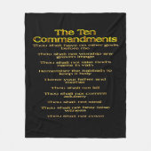 十戒01 フリースブランケット (正面)