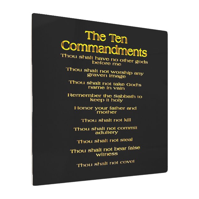 十戒01 メタルプリント (アングル)