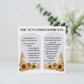 十戒 アドバイスカード (スタンド正面)