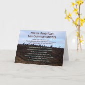 十戒 カード (黄色い花)