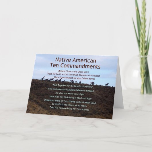 十戒 カード (正面)