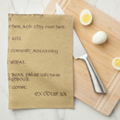 十戒 キッチンタオル (四つ折り)