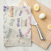 十戒 キッチンタオル (四つ折り)