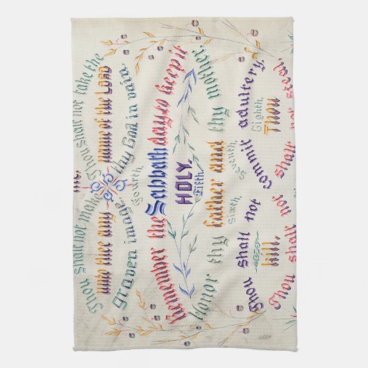 十戒 キッチンタオル (縦)