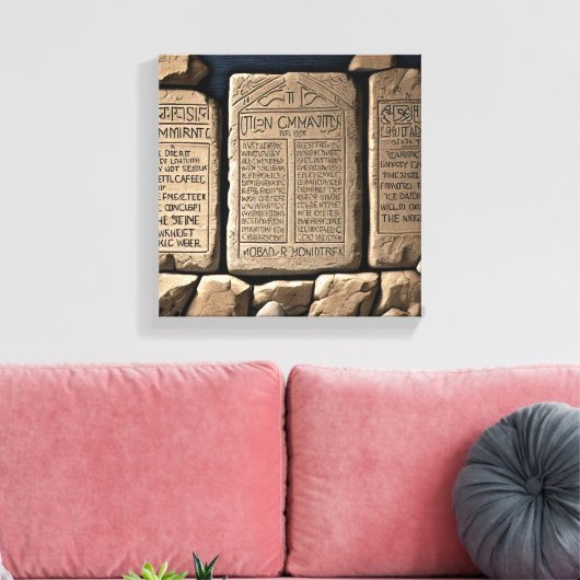 十戒 キャンバスプリント (インサイチュ (リビング))