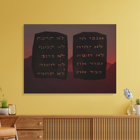 十戒 キャンバスプリント (インサイチュ (リビング))