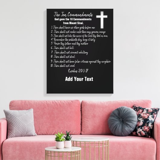 十戒 – キャンバスプリント (インサイチュ (リビング))