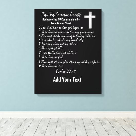 十戒 – キャンバスプリント (インサイチュ (ウッドフロア))