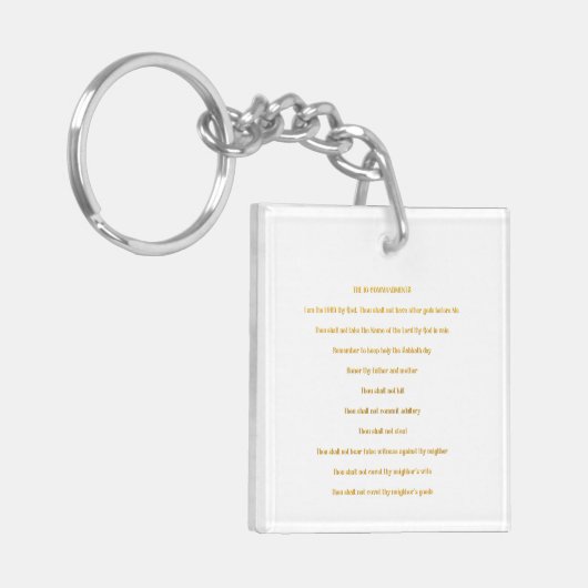 十戒 キーホルダー (正面左)