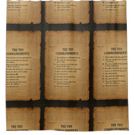 「十戒」 クリスチャン シャワーカーテン