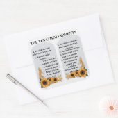 十戒 スクエアシール (封筒)