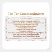 十戒 スクエアシール (正面)