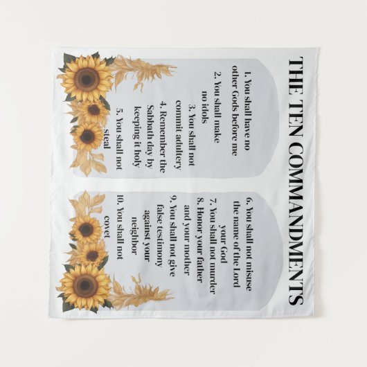 十戒 タペストリー (正面(横))