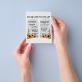 十戒 チラシ (手)