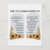 十戒 チラシ (正面)