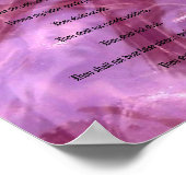 十戒 – ピンクガラス ポスター (角)