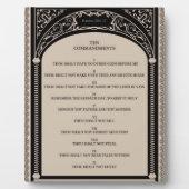 十戒 フォトプラーク (正面)