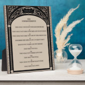 十戒 フォトプラーク (側面)