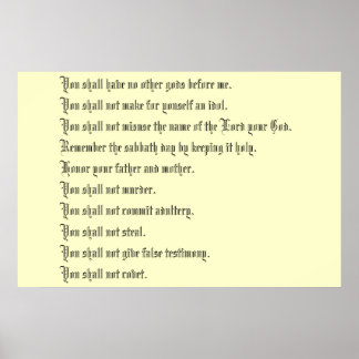 十戒 ポスター
