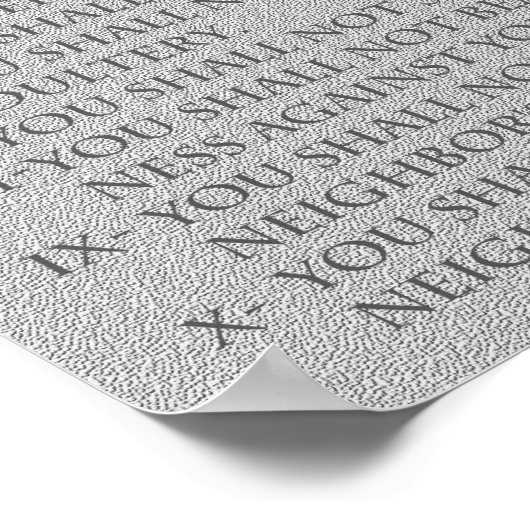 十戒 ポスター (角)