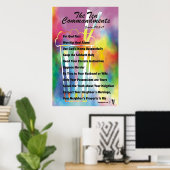 十戒 ポスター (ホームオフィス)