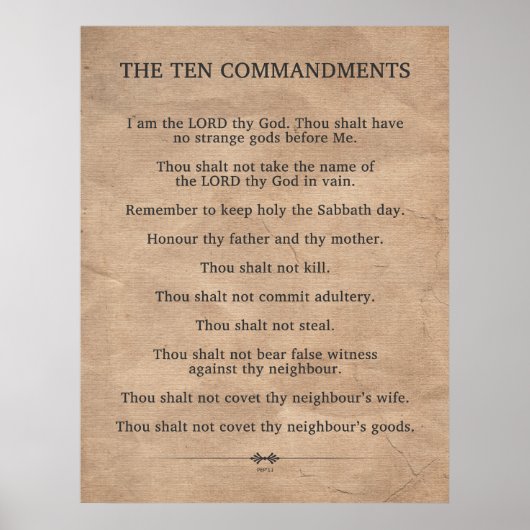 十戒 ポスター (正面)