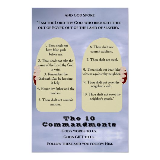 十戒 ポスター (正面)