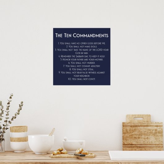 十戒 ポスター (キッチン)